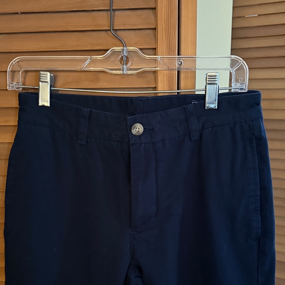 Vineyard Vines Navy Pants with Pink Whale Label